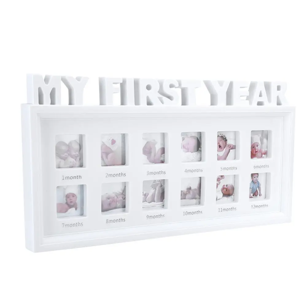 Baby Picture Keepsake Frame Infant Newborn Wall Photo Frames Memorable Photographs Albums