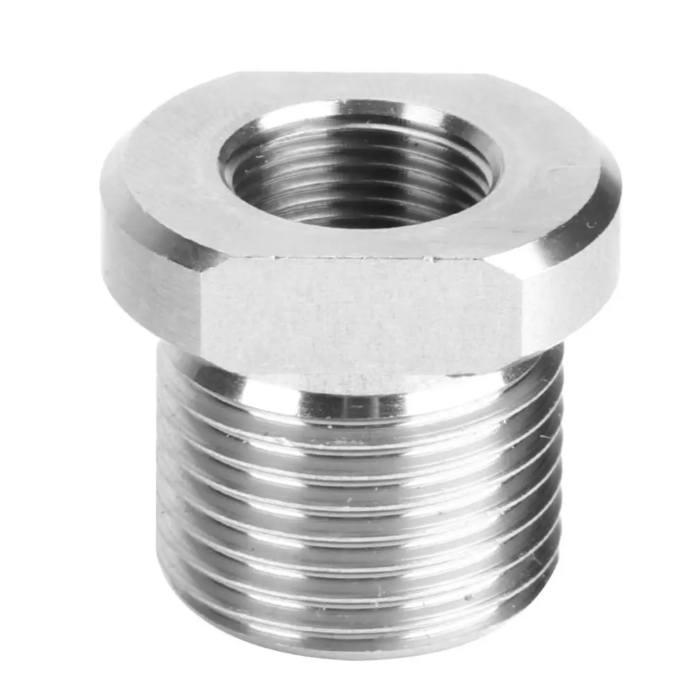 Thread Quick Connector Threaded Oil Filter Adapter Stainless Steel High Precision Car Fittings