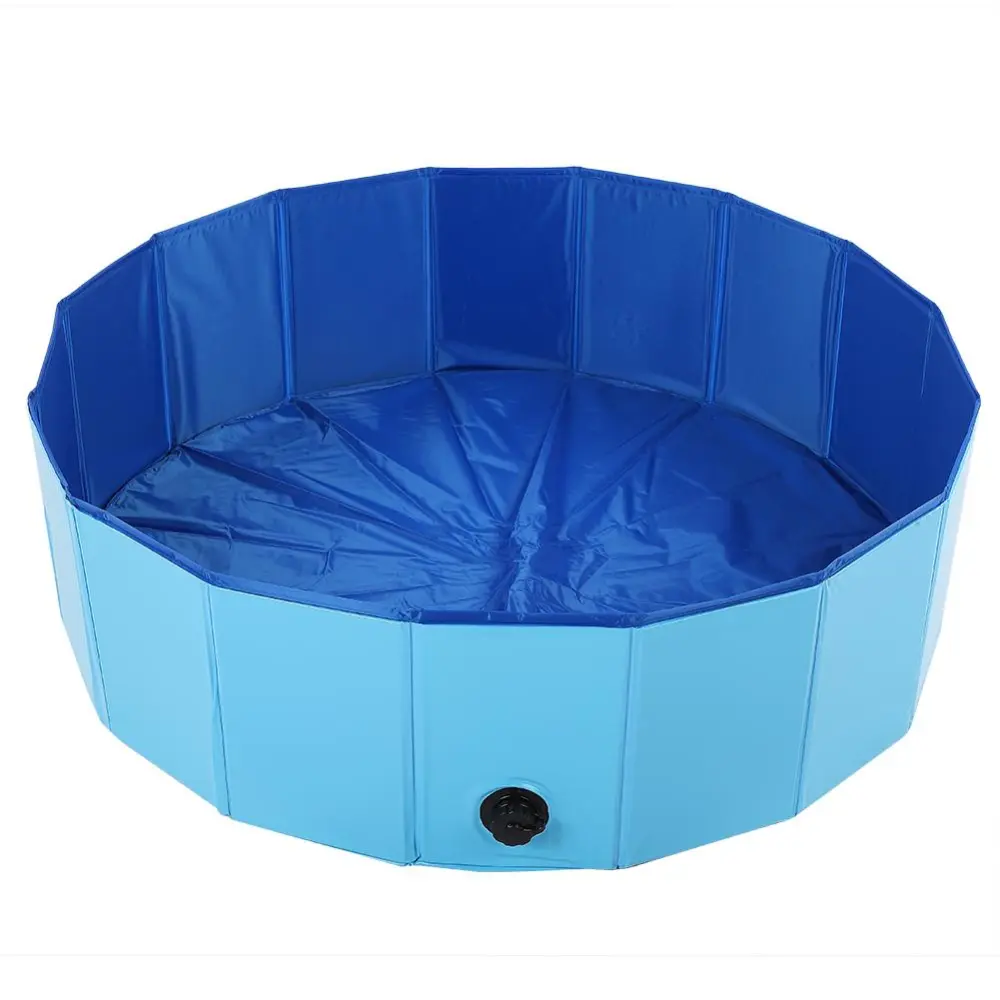 Dog Pool Foldable Pet Bathing Pools Pet Bath Swimming Tub Bathtub for Dogs Cats Animals(Blue S)