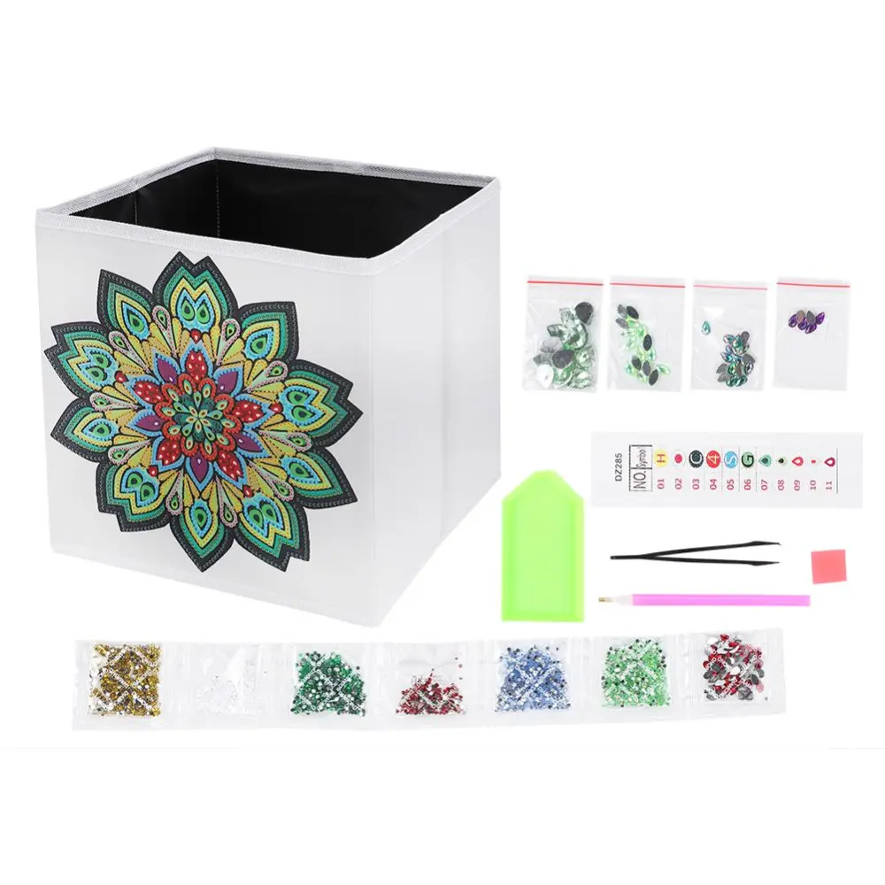 Diamond Painting Kits Adult Crystal Rhinestones Decoration DIY Foldable Storage Box SNH006