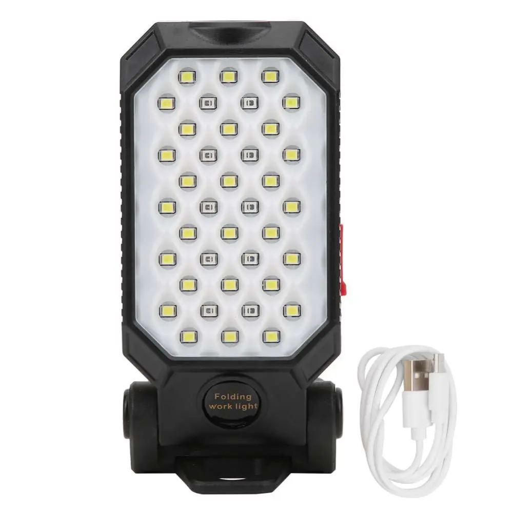 39LED Work Light Portable USB Charging LED Working Maintenance Lamp with Magnet for Car Camping