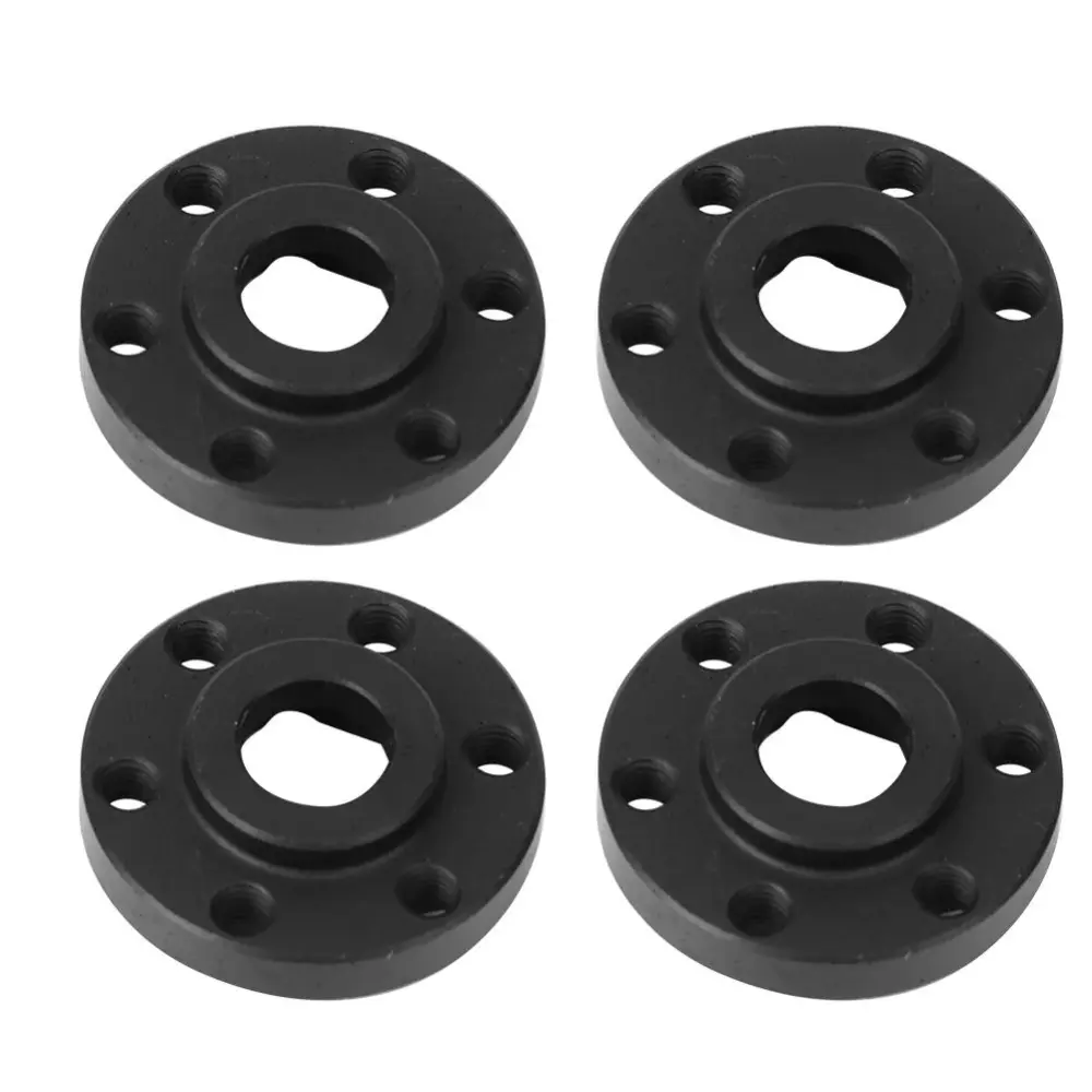 4pcs RC Car Wheel Hex Hubs Wheel Adapter Black Fit for SCX10 1/10 RC Crawler 1.9inch 2.2inch Wheel(8mm )