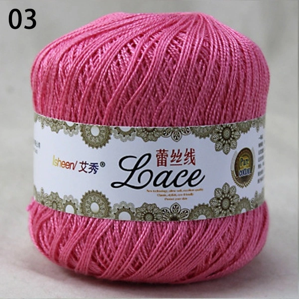 50g/Ball Embroidery Crochet Lace Crochet Thread Fine Yarns Cotton Wool DIY Hand Knitting Thread