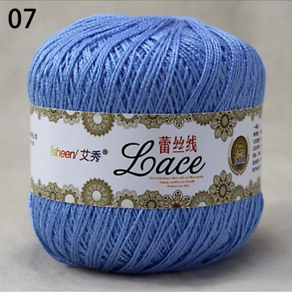 50g/Ball Embroidery Crochet Lace Crochet Thread Fine Yarns Cotton Wool DIY Hand Knitting Thread