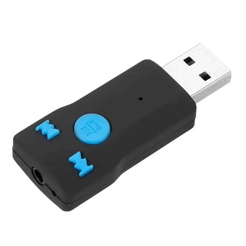 Double Output USB Bluetooth Receiver Car Wireless Audio Receiving Speaker Playback