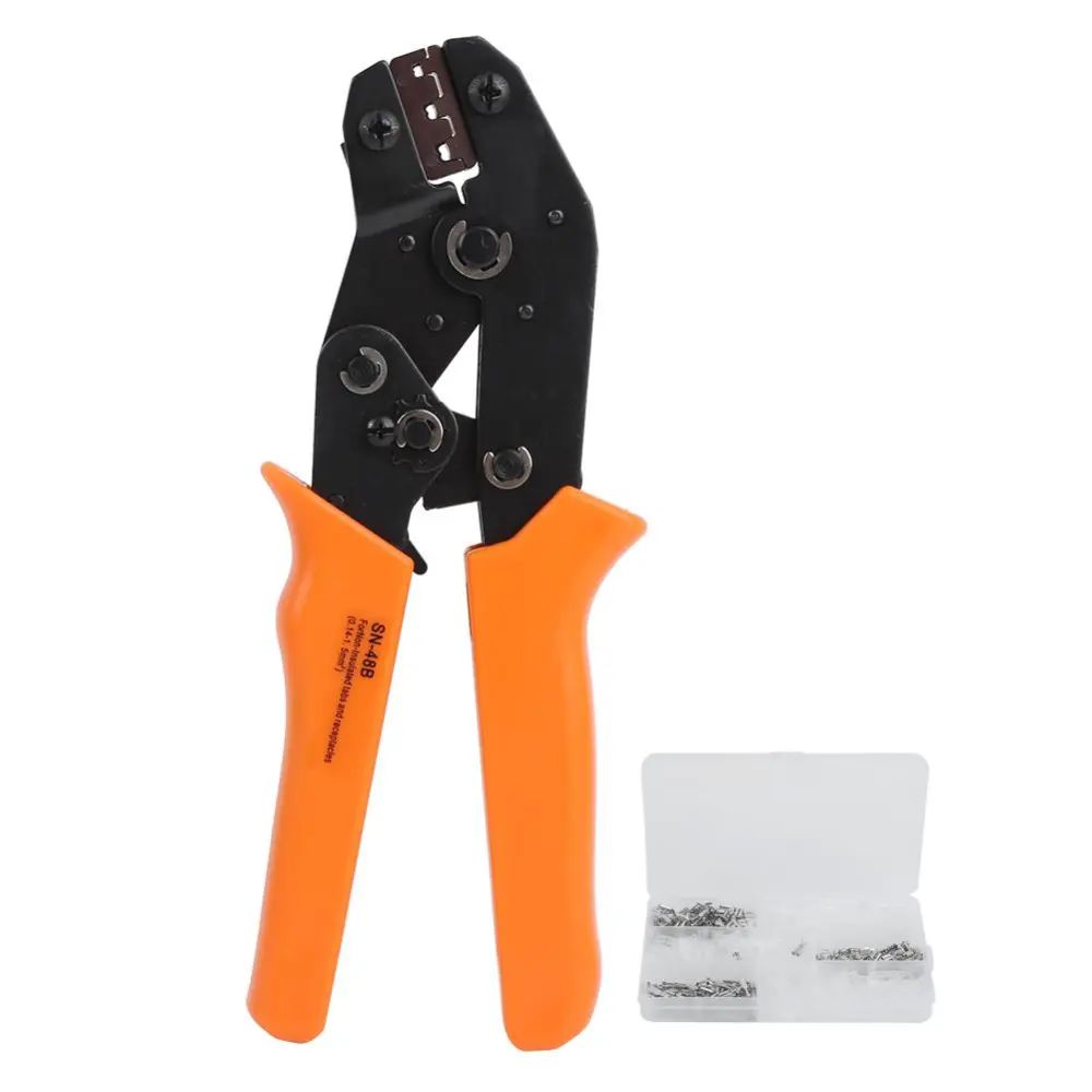 SN??48B Cold Press Clamp Terminal Crimp Plier Male Female Spade Kit Crimping Tool