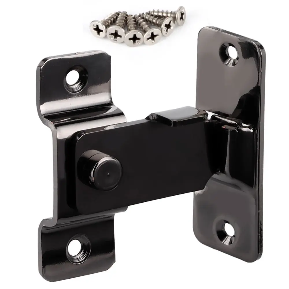 Sliding Door Latch 90 Degree Right Angle Anti??Theft Buckle Hardware Fittings Security System