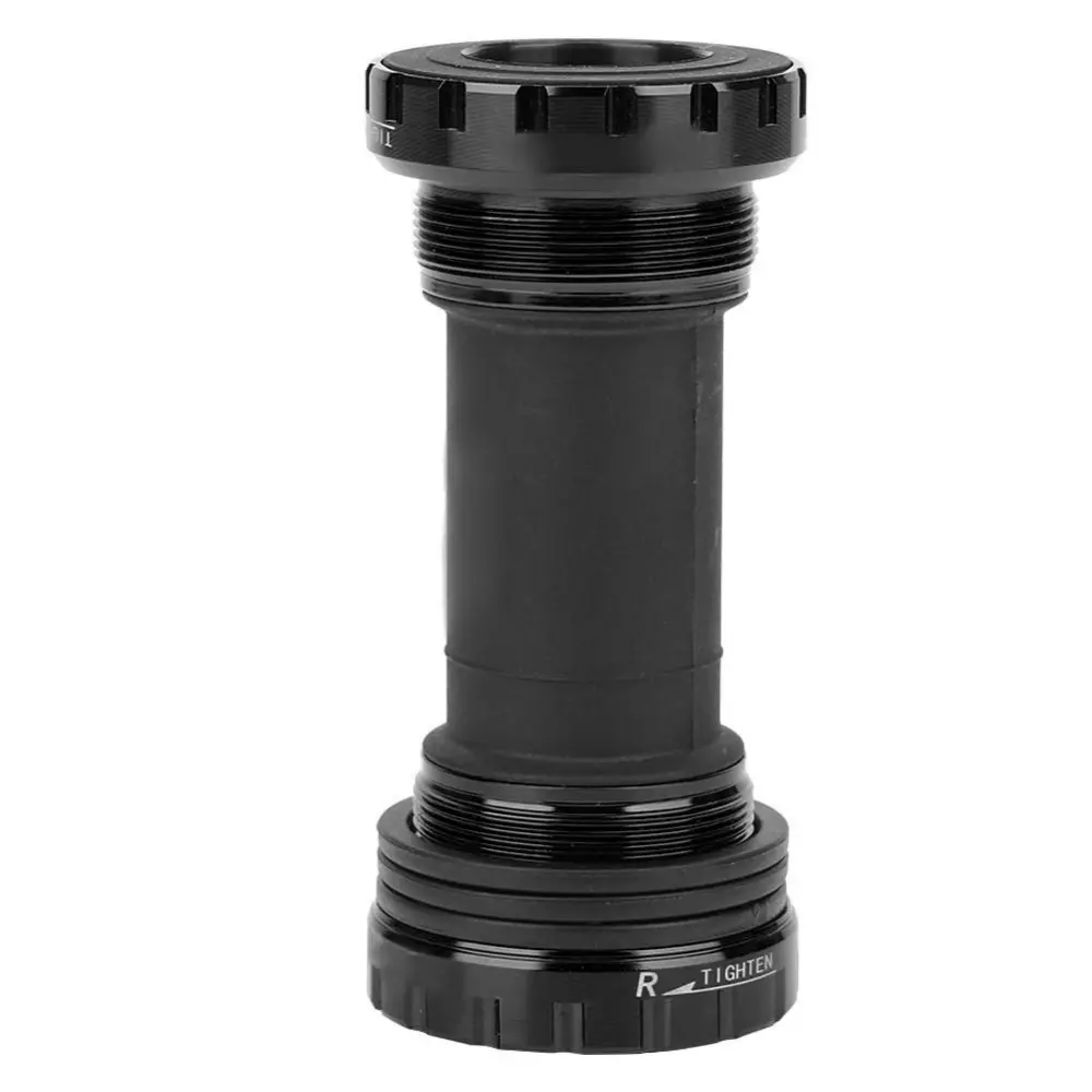 BB91 Bicycle Bottom Bracket Mountain Bike Thread Type Bottom Bracket Bicycle Accessory(Black )