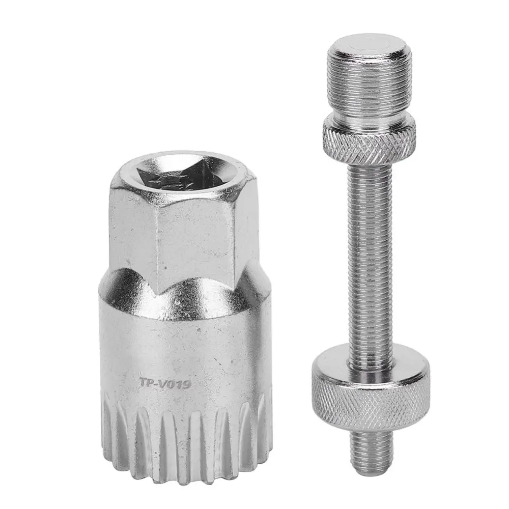 Bicycle Bottom Bracket Removal Tool Bike Square Hole Spline Maintenance Installation Anti??Drop Device