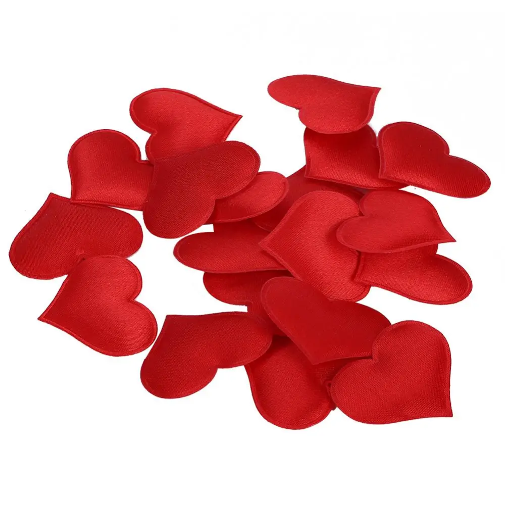 DIY Hand&#8209;Made Heart&#8209;Shaped Wedding Valentines Decoration Anniversary Party Supplies(3.2cm Red 500Pcs/Bag )