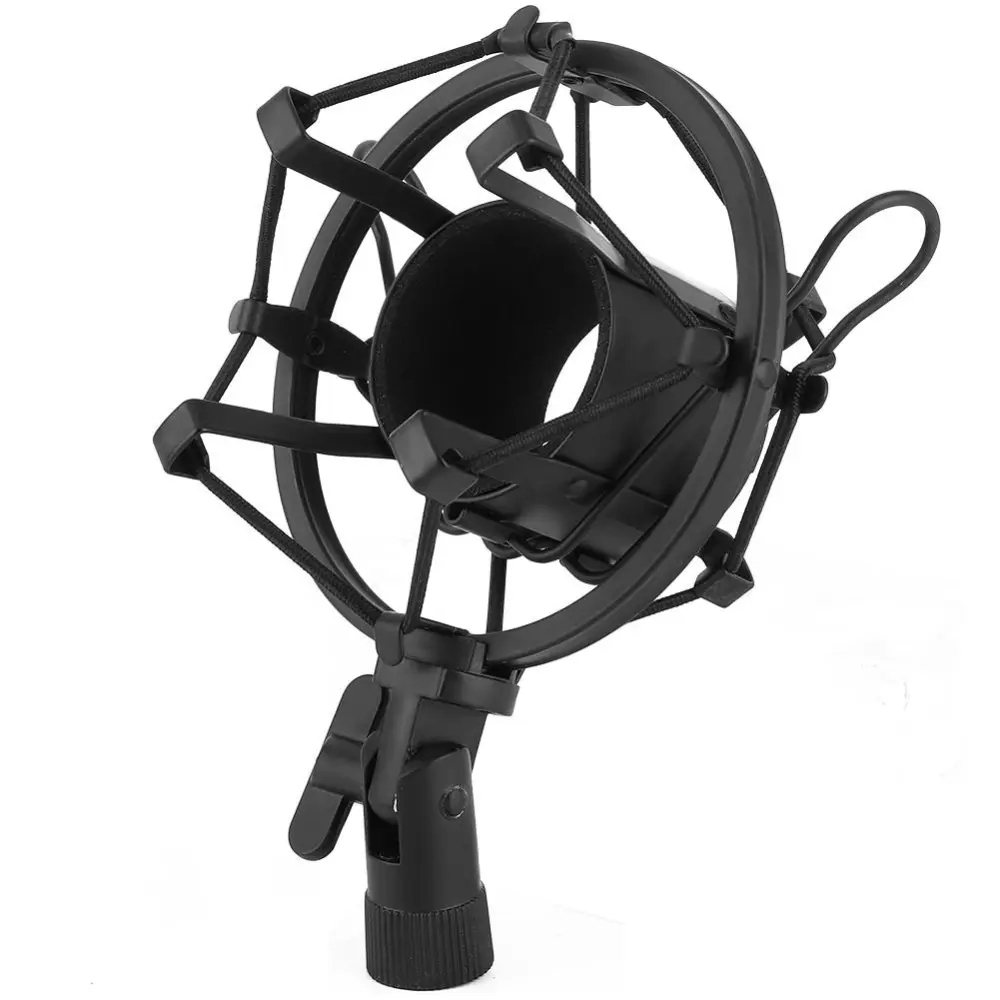 Microphone Metal Shock Mount Holder Clip for 43??50mm Diameter Condenser Mic Studio Recording