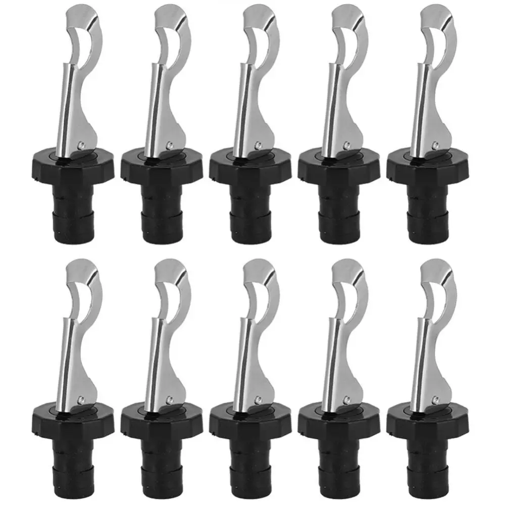 10PCS Silicone Press Wine Bottle Stoppers Leakage&#8209;Proof Vacuum Sealed Plug Bar Kitchen Tools