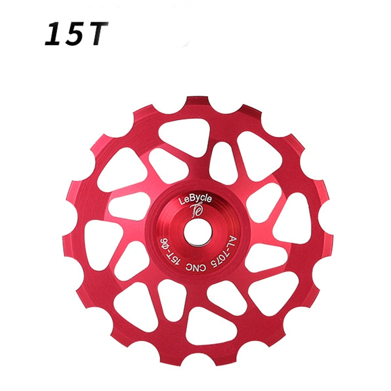 ZTTO 15T Road Bicycle Rear Derailleur Bearing Jockey Wheel (red)