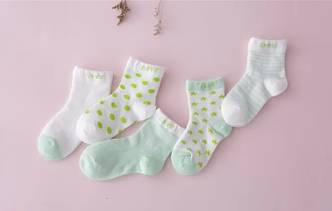 Baby Boy Girl Cartoon Cotton Socks Toddler Kids Sock (Pink)