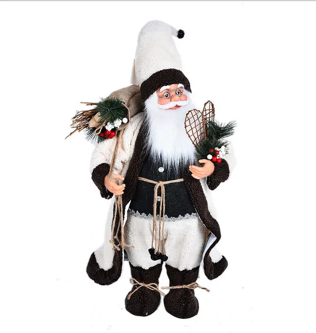 Christmas Decoration Santa Claus Doll Gift Christmas Tree Decor Creative Plush Santa Claus Toy