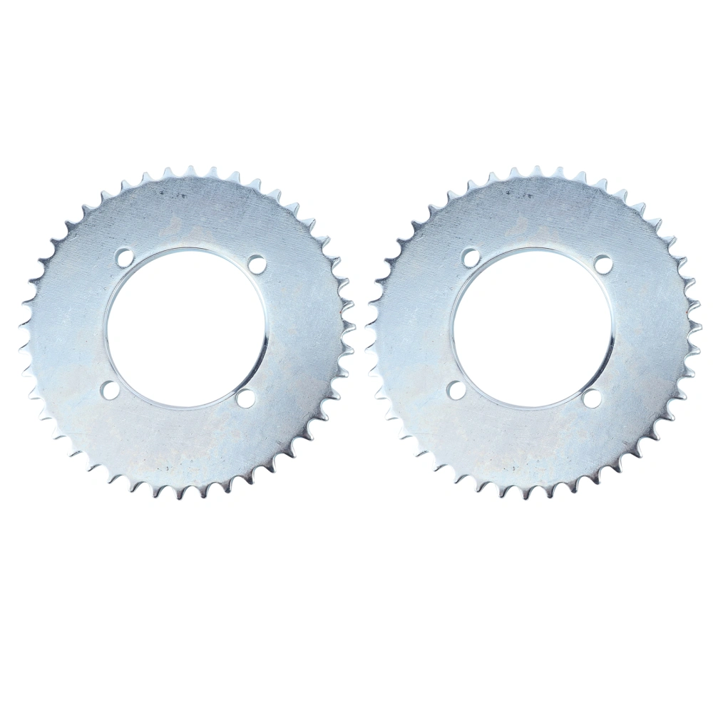 1 Pair T8F 44T 54mm Rear Chain Sprocket Fit for 43cc 49cc Mini Pocket Dirt Bike Gas Scooter ATV