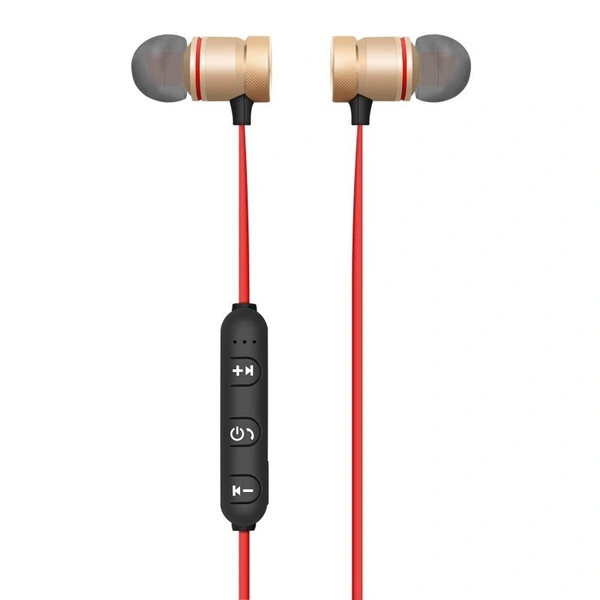 4.1 Sports Bluetooth Headphones Magnetic Neckband Wireless Headphones Stereo Earbuds Headphones