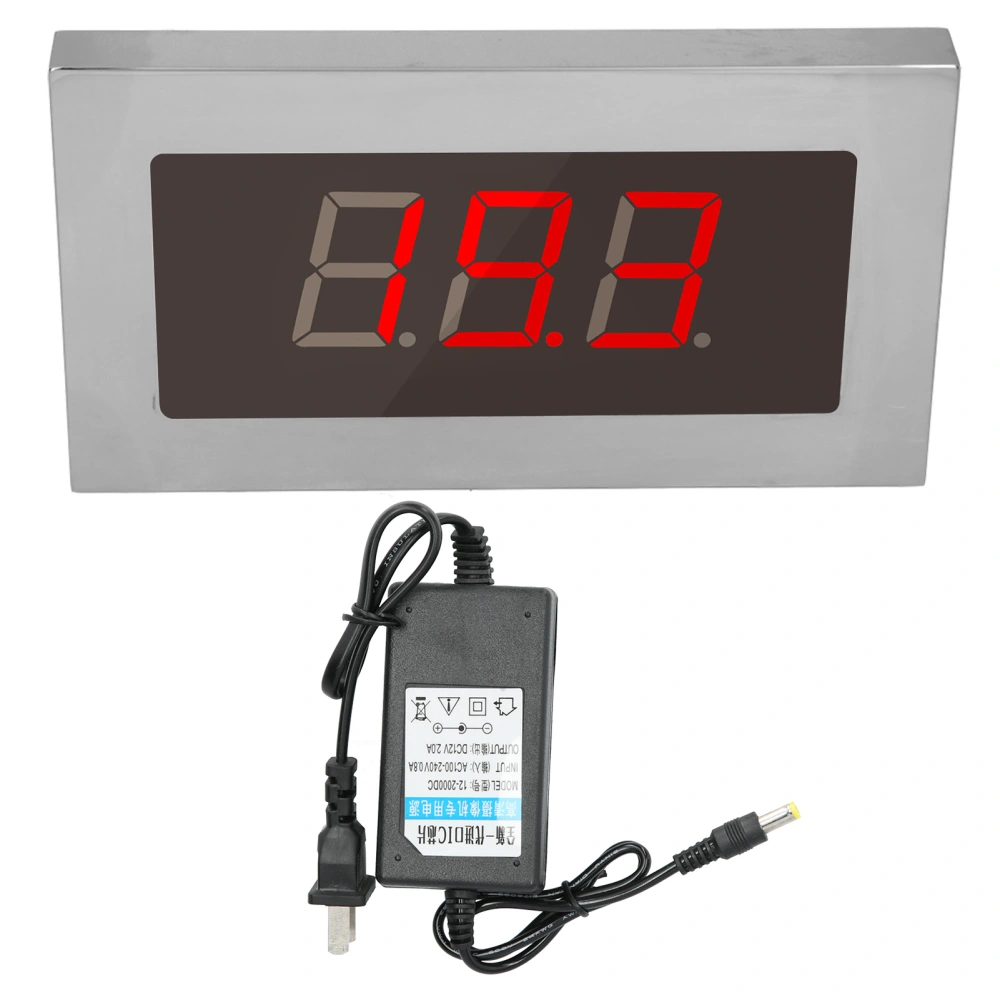 12V Stainless Steel Wall??Mounted Sauna Thermometer Temperature Display for Sweat Steam Spa US 100??240V