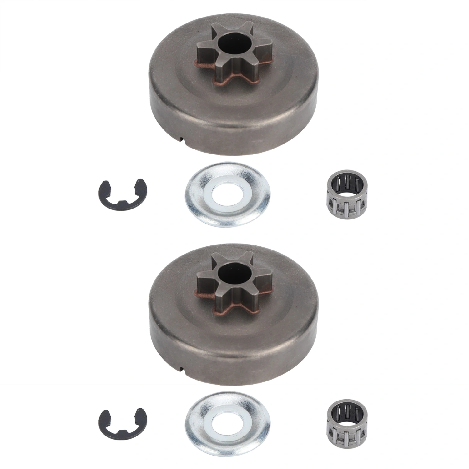 2 Set Clutch Drum Sprocket Kit Fit for STIHL 017 018 021 023 025 MS170 MS180 MS210 MS230 MS250 1123 640 2003