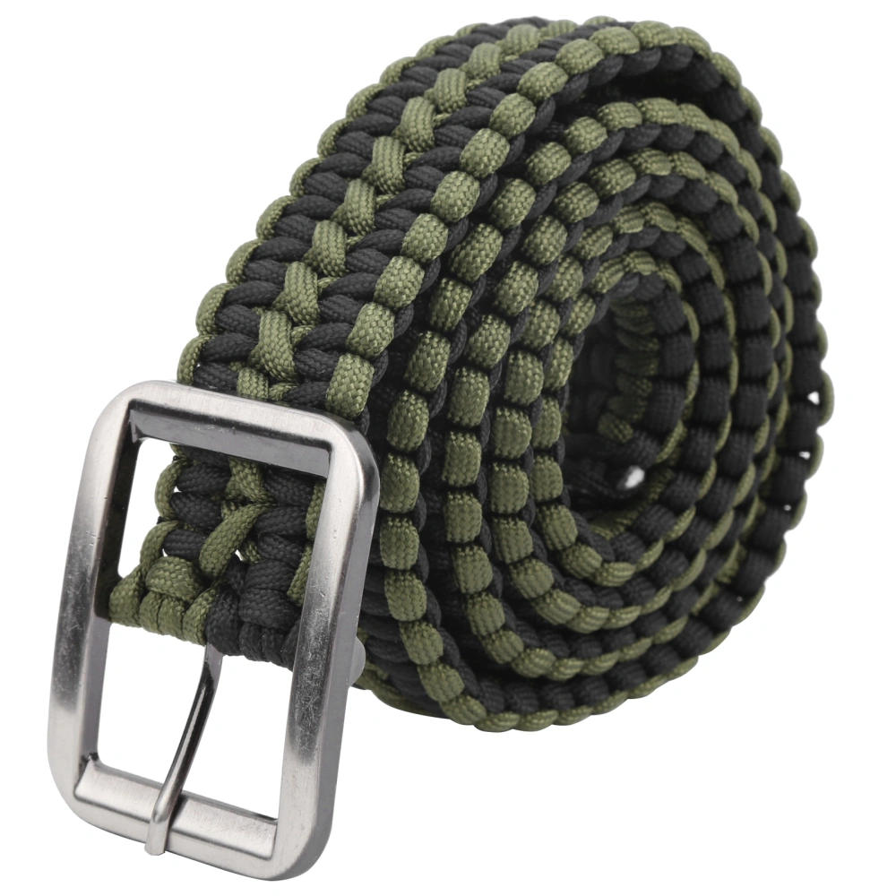 Umbrella Rope Survival Belt Hand Woven Military Waist Belt Waistband for Hiking Camping