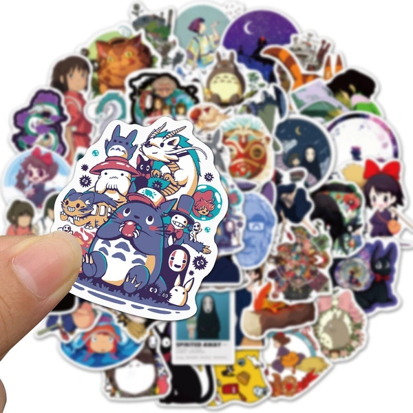 100Pcs Classic Anime Collection Stickers, Waterproof Stickers for Skateboard Laptop Luggage