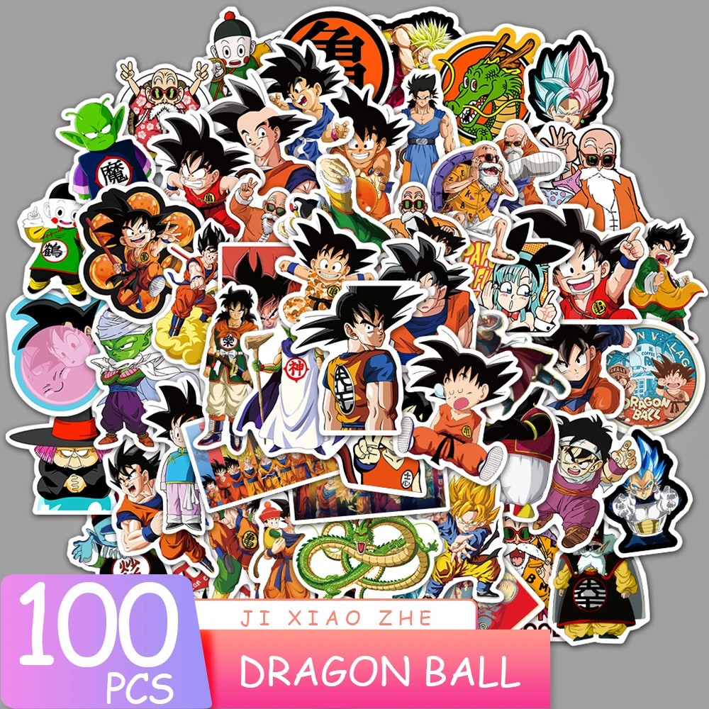 100Pcs Classic Anime Collection Stickers, Waterproof Stickers for Skateboard Laptop Luggage