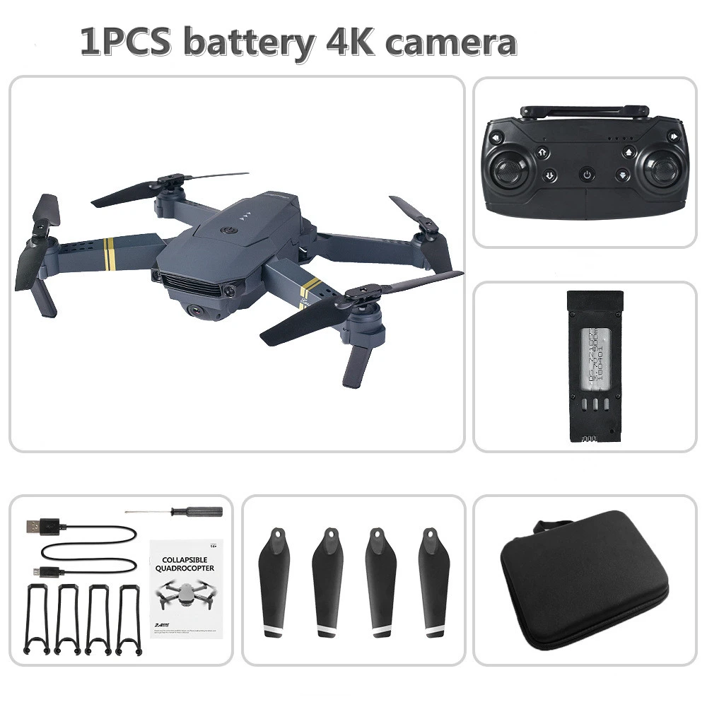 2021 New Professional 1080P/4096P 4K HD Camera Folding Drone Wireless Wifi Drone