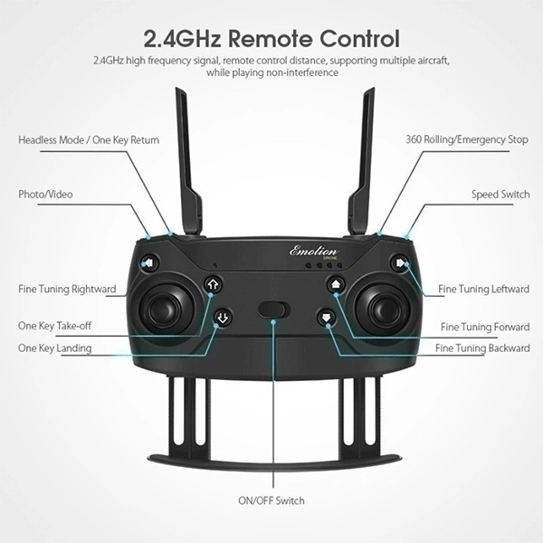 2021 New Professional 1080P/4096P 4K HD Camera Folding Drone Wireless Wifi Drone