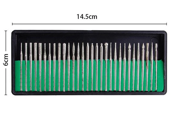Nail File Art Drill File Acrylic Manicure Pedicure Electric Machine Tool Kits (Black)