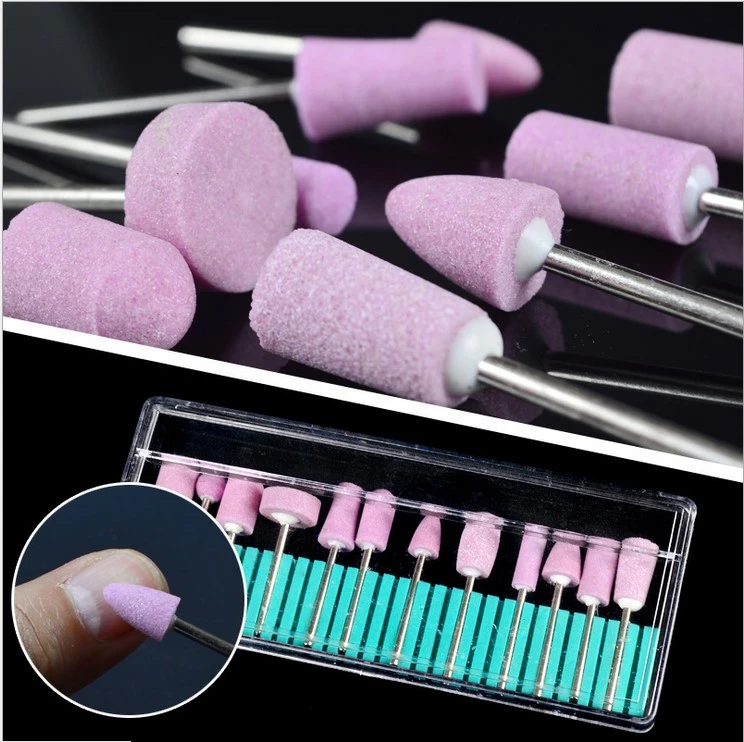 Nail File Art Drill File Acrylic Manicure Pedicure Electric Machine Tool Kits (Black)