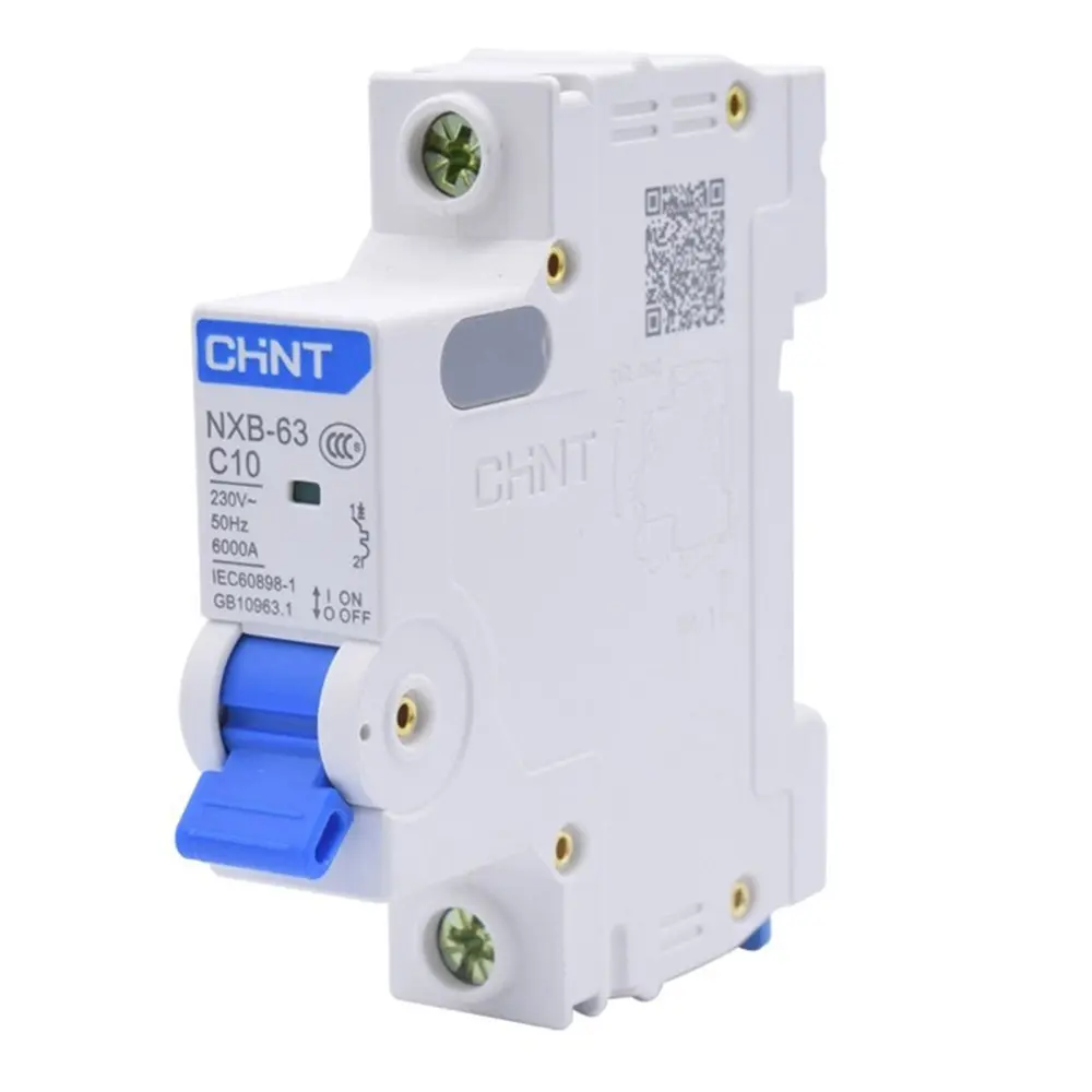 CHNT NXB-63"C" Type 1P 230V 6KA 25A Air Switch MCB Miniature Circuit Breaker