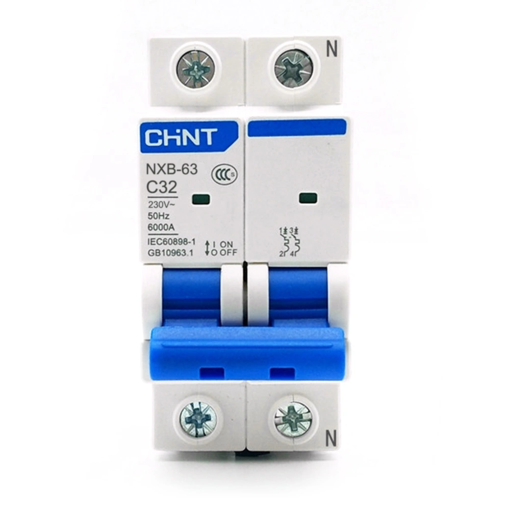 [323] CHNT NXB-63 "C" Type 1P+N DC230V 6KA 40A Air Switch MCB Miniature Circuit Breaker