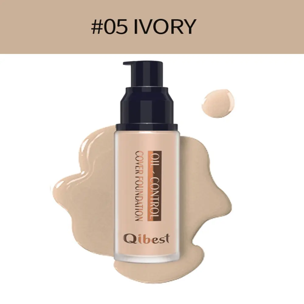 QIBEST Liquid Foundation Whitening Base Makeup Lasting Oil Control Face Concealer (F19044-05#)