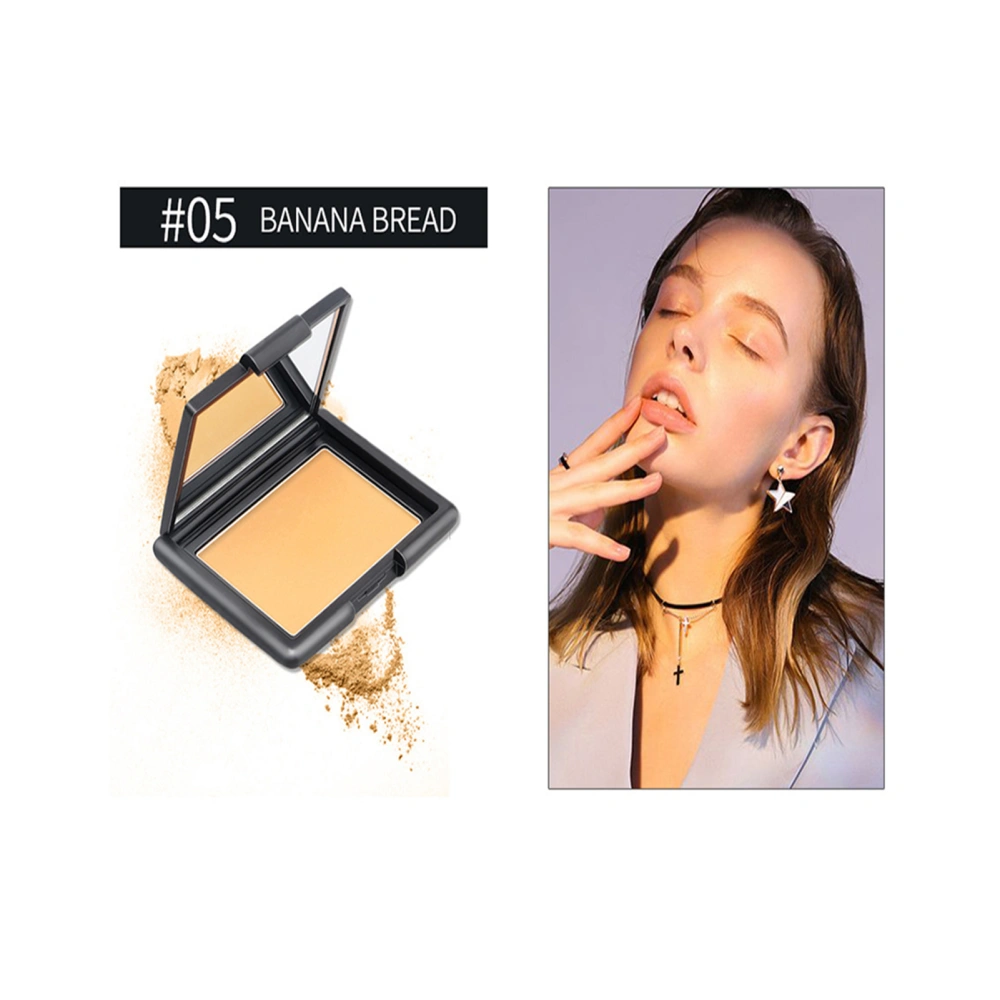 Waterproof Sweat-Resistant Long Lasting Natural Concealer Make-up Pressed Powder F19023(05#)