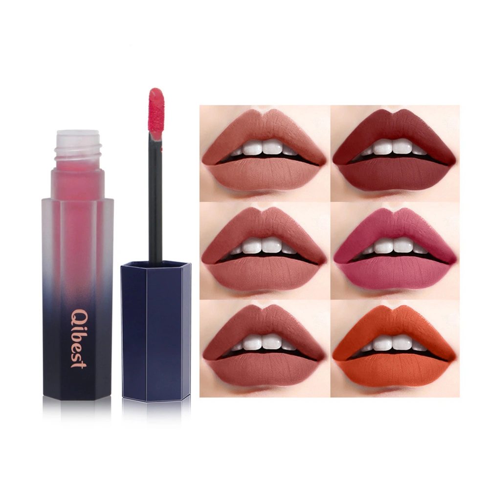 Matte Liquid Lipstick Velvety Waterproof Lip Tint Long Lasting Lipgloss (L-19054-11#)