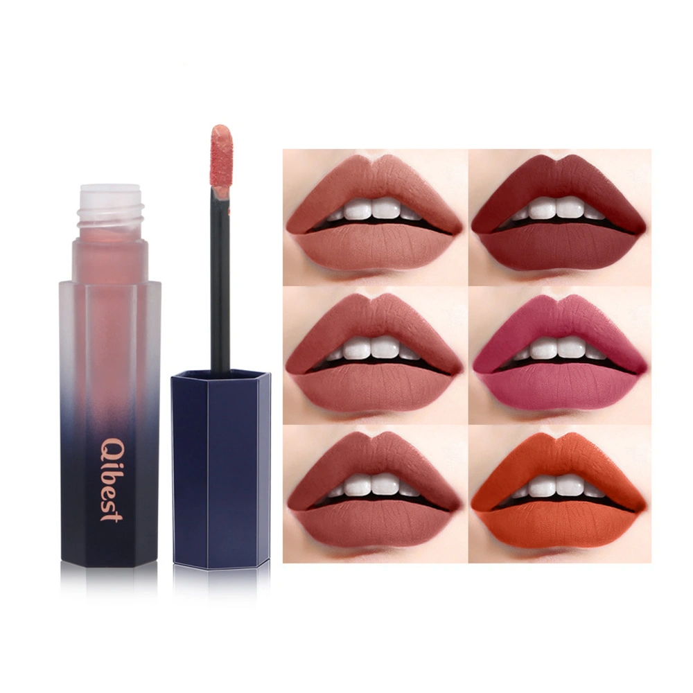 Matte Liquid Lipstick Velvety Waterproof Lip Tint Long Lasting Lipgloss (L-19054-04#)