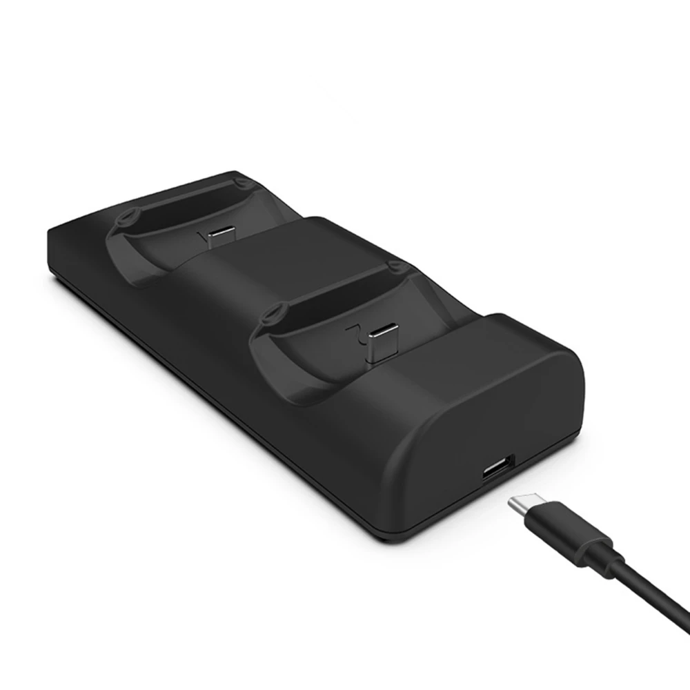 Ns-001 Grip Dock Charger Wireless Dual Charger Dock With Grip For Ps4, Slim And Pro