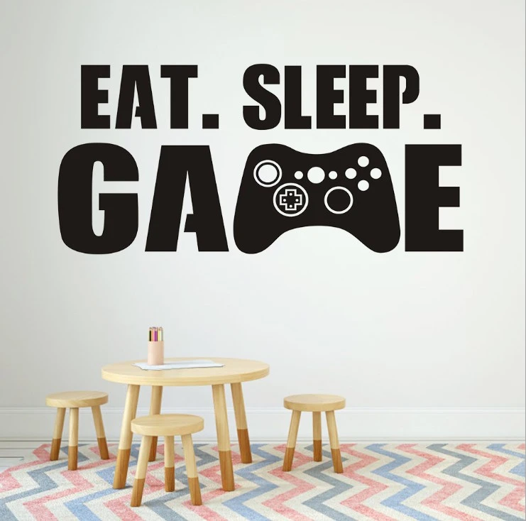 Game Wall Stickers Video Game Wall Decals Vinyl Gaming Wall Stickers Game Wall Decal