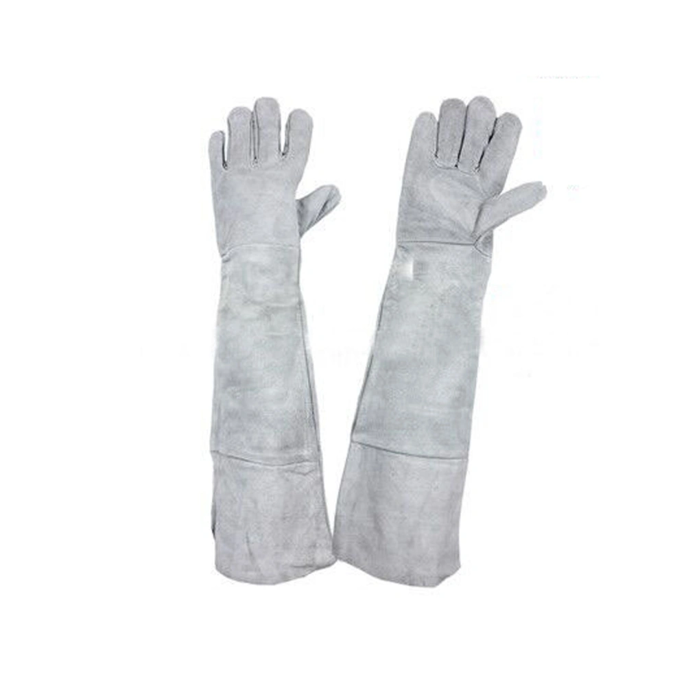 60cm Welding Gloves, Heat-Resistant Leather Welding Heat-Insulating Line Welder Welding Safety