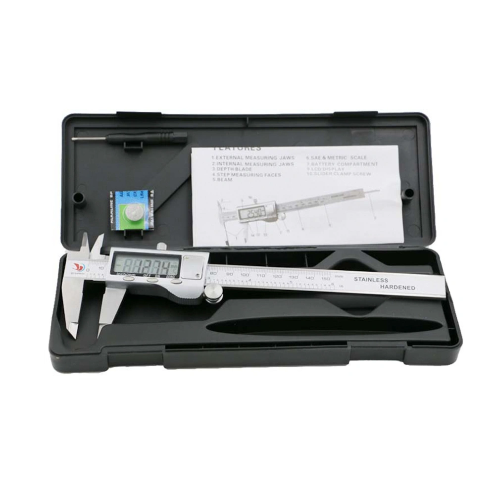 0-150mm Vernier Caliper Stainless Steel Electronic Digital Caliper Measuring Instrument