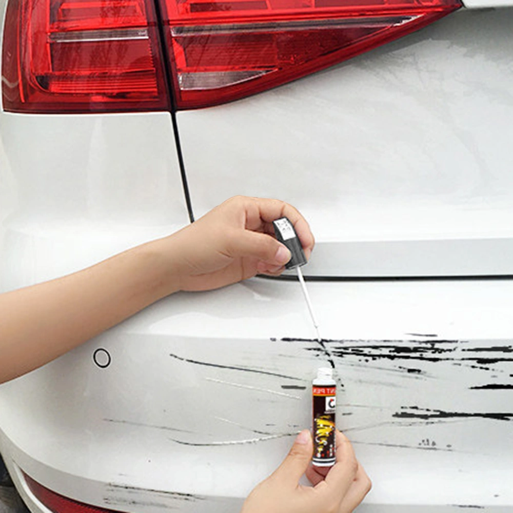 Car Coat Paint Pen Car Scratch Repair Paint Pen Touch Up Clear Scratch Removal Tool(Pure White)