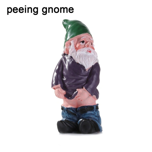 Gift Drunk  Elves Funny Elf Moss Terrarium Ornaments Micro Fairy Garden (Little Solution Dwarf)