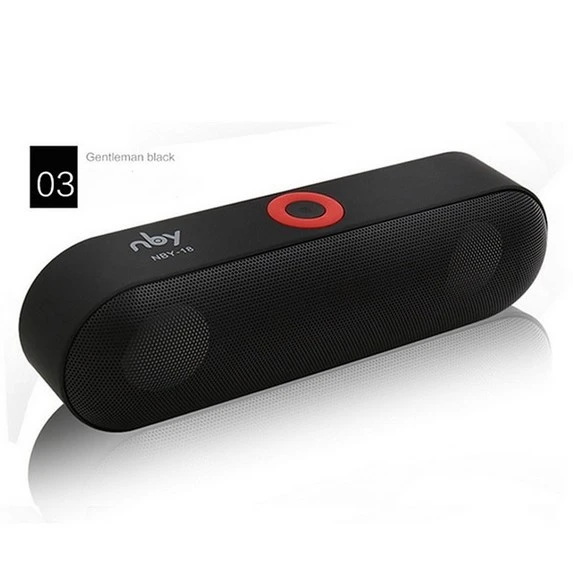 New Design Super Bass Loudspeakers Waterproof Outdoor Bluetooth Speaker (Black)