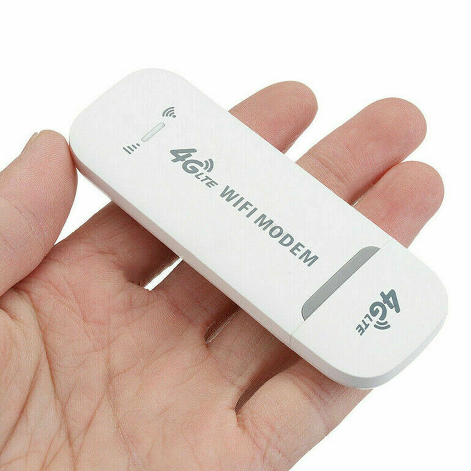 4G LTE WiFi Wireless USB Dongle Stick Mobile Hotspot Modem SIM Card (White)