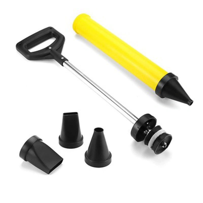 Caulking Gun Cement Lime Pump Grouting Mortar Sprayer Applicator Grout Filling Tool w/4 Nozzles