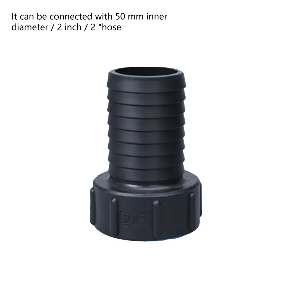 Thread IBC Tank Adapter Thick Plastic Faucet Connector Home Garden Water Tank Mount (50mm)