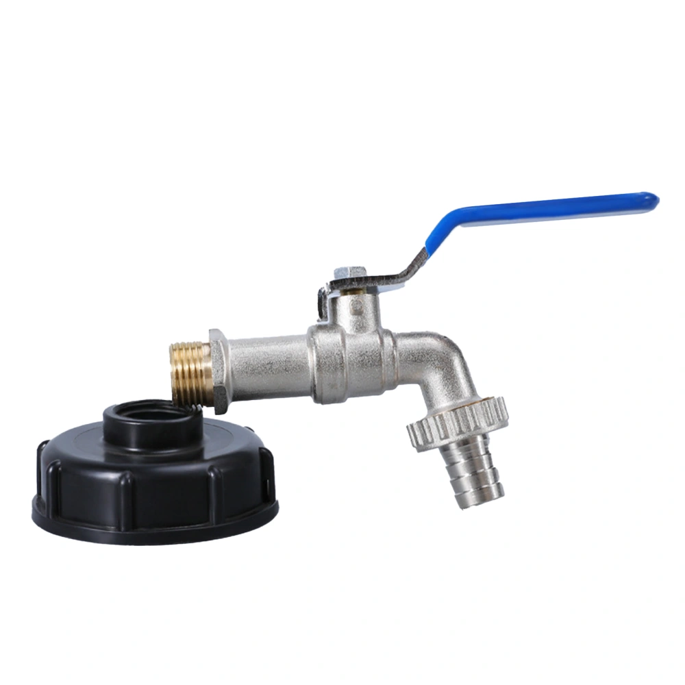 IBC-Fuel Tank Faucet Connector Garden Water Dual Connector Adapter 1/2" Faucet Valve Fitting