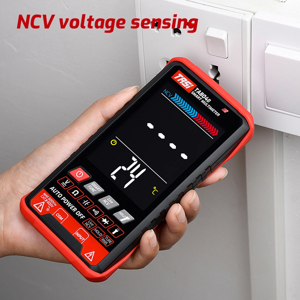 Digital Multimeter Professional Auto Tester Ohm NCV DC/AC Voltage Resistance Meter (TA804B)