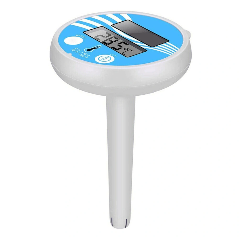 Solar Outdoor Swimming Pool Thermometer Digital LCD Display Waterproof Floating Spa Thermometer