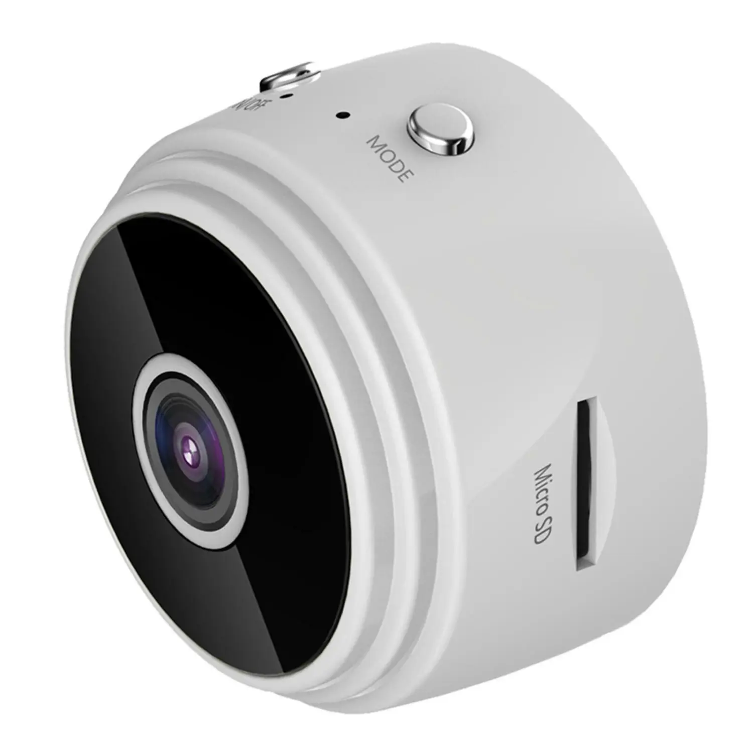 HD 1080P Mini Wireless Camera WiFi IP Home Security Camcorder DVR Night Vision Cam (White)